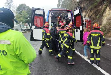 Accidente - Quito - herido