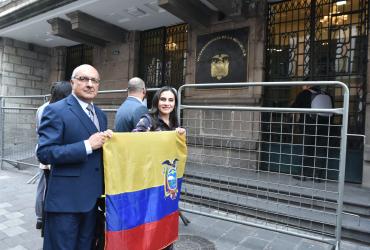 Verónica Abad llegando a la Vicepresidencia de Ecuador.