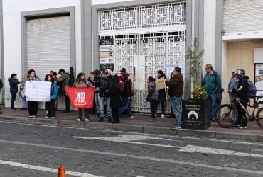 En Riobamba reclamaron por la desaparición de cuatro niños en Guayaquil.