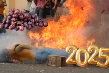 Las tradiciones son diversas para recibir en nuevo año.