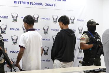 La Policía investiga si los menores pertenecen a un grupo armado.