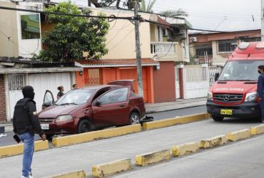 Este fue el vehículo en el que viajaban Carlos y Eduardo.