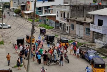 El barrio donde ocurrió el sicariato quedó consternado ante el hecho.