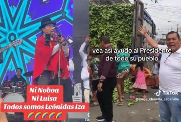 Canditiktoks: Leonidas Iza, Jorge Chamba y Guadalupe Llori con sus ocurrencias