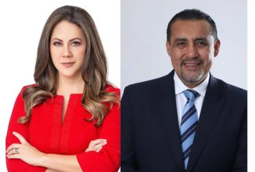 Moderadores debate presidencial Ecuador 2025