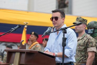 Daniel Noboa, presidente de Ecuador.