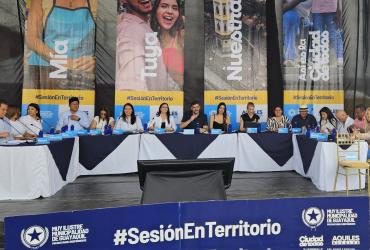 Esta fue la sesión itinerante en la Isla Trinitaria que causó polémica.