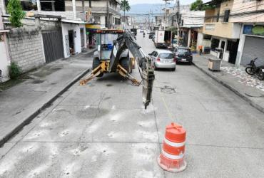 Las obras que se están haciendo en Mapasingue Este.