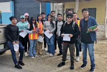 Los jóvenes ya están trabajando en Santa Elena.