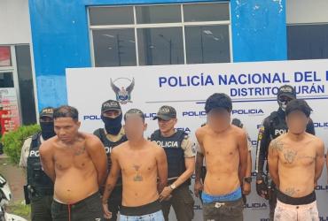 Terrorista detenido en Durán