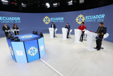 El debate presidencial de Ecuador se desarrolló el domingo 19 de enero.