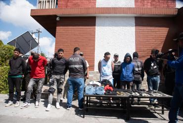 Hubo varios detenidos en un night club de Quito.