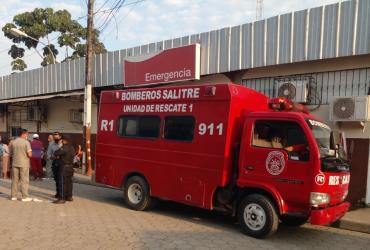 La herida fue llevada al hospital de Salitre.