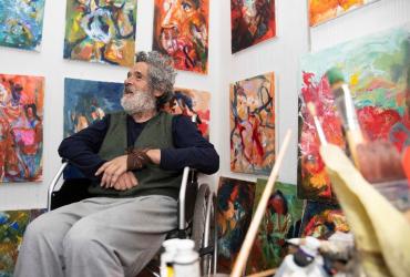 Luigi Stornaiolo, el artista de Quito afronta su última batalla contra sus dolencias