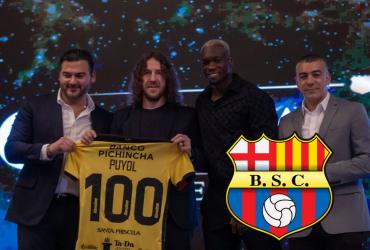 La Noche Amarilla con Carles Puyol y Felipe Caicedo.