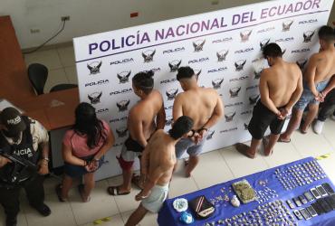 Las evidencias fueron presentadas por la Policía.