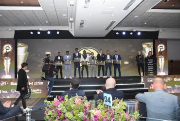 Los jugadores fueron premiados en distintas categorias.