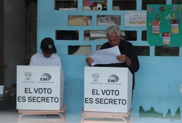 Las elecciones presidenciales se desarrollan este 9 de febrero en Ecuador.