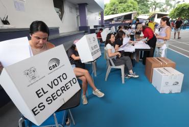 Sufragantes votaron por el candidato de su elección.