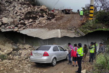 Daños en vías por las lluvias