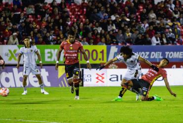 Deportivo Cuenca recibió a Aucas este 21 de febrero.