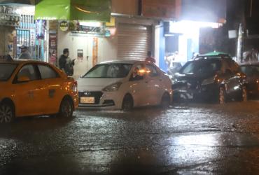 Así estaban las calles de Guayaquil este 22 de febrero.