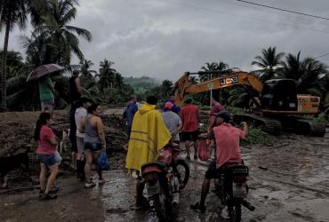 Así están en Portoviejo por las intensas lluvias.