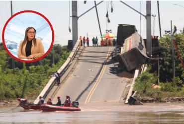 Colapso de puente en Daule