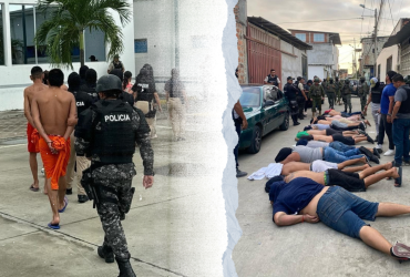 detenidos en operativo en Manta.