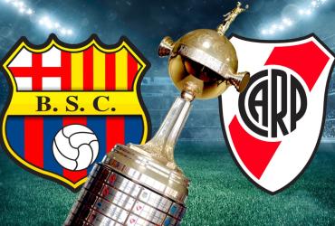 Barcelona Sc vs River por Copa Libertadores 2025.