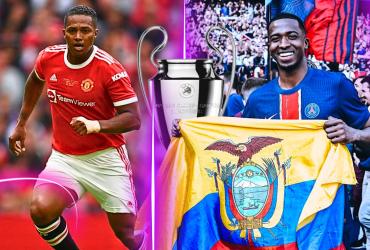 Antonio Valencia y Willian Pacho ecuatorianos con finales en la Champions.