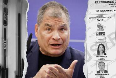 Rafael Correa - fraude electoral - Daniel Noboa