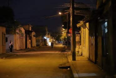 En este sector ocurrió el crimen del uniformado.