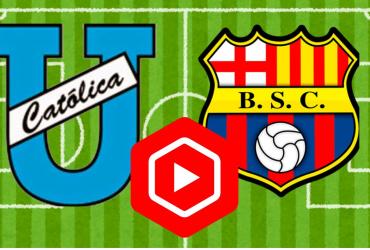 Católica recibe a Barcelona en el estadio Atahualpa.