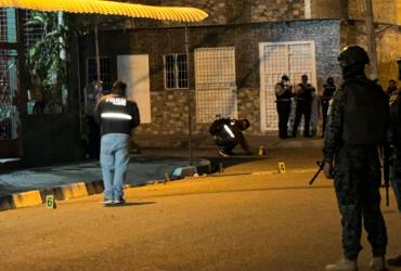 Una balacera se registró en la parroquia Eloy Alfaro de Manta.