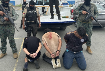 Los detenidos en Durán.