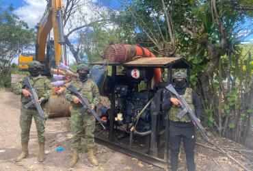 Operativos minería ilegal Ecuador