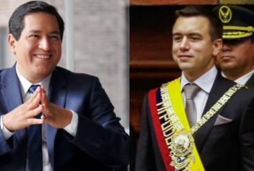 Andrés Arauz y Daniel Noboa