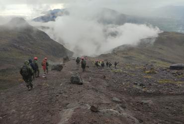 Las labores de rescate se desarrollarán desde las primeras horas de la mañana de este miércoles.