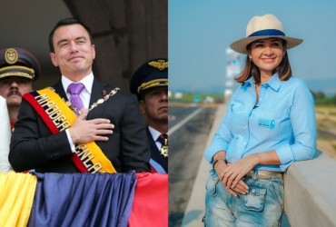 Daniel Noboa y Marcela Aguiñaga.
