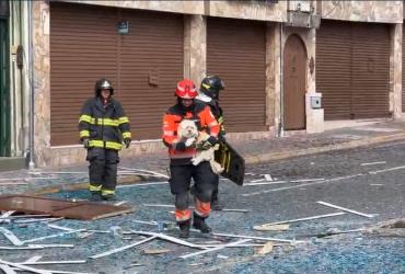 Una fuerte explosión se registró en el centro de Riobamba.