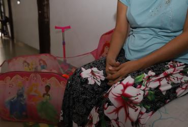 Olga, abuela de los niños asesinados.