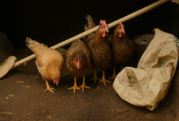 Robo de gallinas en Llano Grande, Calderón, norte de Quito. | Imagen creada con ChatGpt