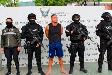 Uno de los más buscados fue capturado en Esmeraldas.