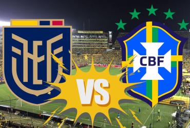 Ecuador recibe a Brasil en el Monumental.