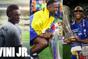 Vini, Willian Pacho y Moisés Caicedo en el Monumental.