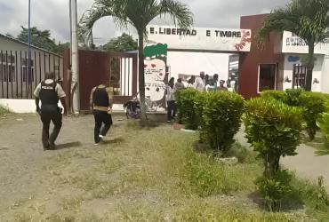 La maestra fue herida de bala en esta unidad educativa.
