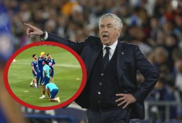 Carlo Ancelotti habría descubierto esto luego de entrenar en el estadio Monumental de Barcelona.