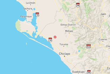 Temblor hoy se sintió en Ecuador, pero se registró en Perú.