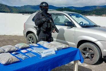 operativo antidrogas en Loja
